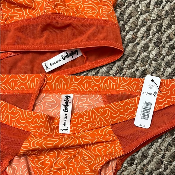 Orange Intimates Set - Picture 2 of 2